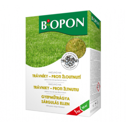 Hnojivo na trávnik proti žltnutiu - BoPon - hnojivo - 1 kg