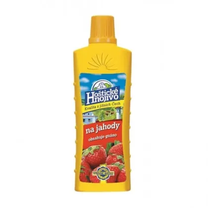 Hoštické hnojivo na jahody s guánom - 500 ml