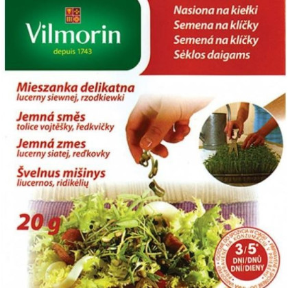 Semená na klíčky - Jemná zmes - Vilmorin - 20 g