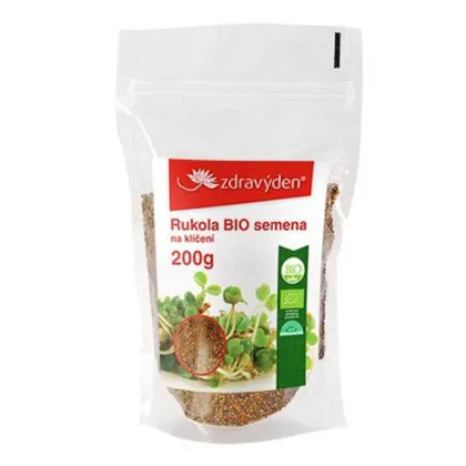 BIO Rukola - Eruca sativa - bio semená na klíčenie - 200 g