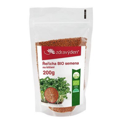 BIO Žerucha - Lepidium sativum - bio semená na klíčenie - 200 g