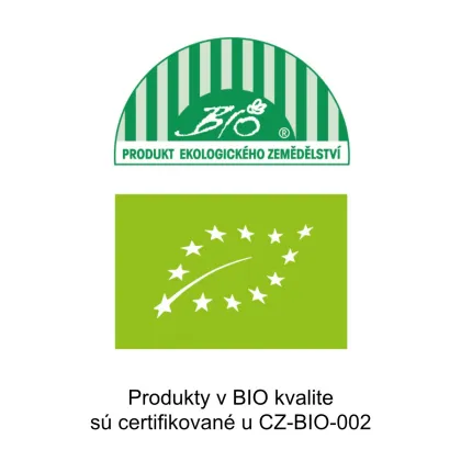 Produkty v BIO kvalite sú certifikované u CZ-BIP-002