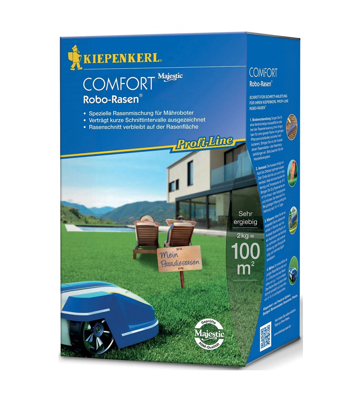 Trávnik Comfort pre robotické kosačky - semená Kiepenkerl - 2 kg
