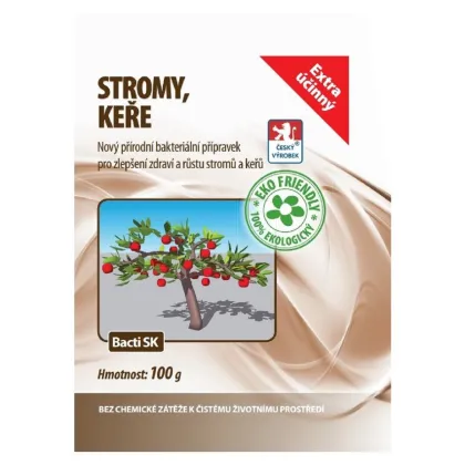 Bacti SK - Stimulátor zdravia rastlín pre stromy a kríky - 100 g