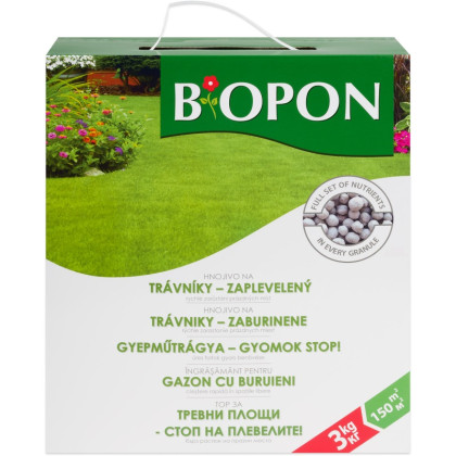 Trávnikové hnojivo - BoPon - hnojivo na trávny porast - 3 kg